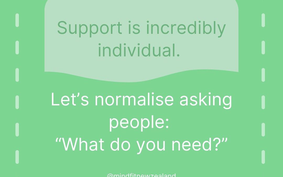 Supporting Someone? Here are some ideas!